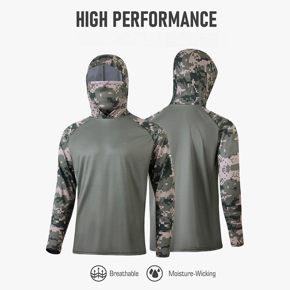 MALFC Fishing Apparel Men Hood - Fishing Shirt Uv Protection recension och pris