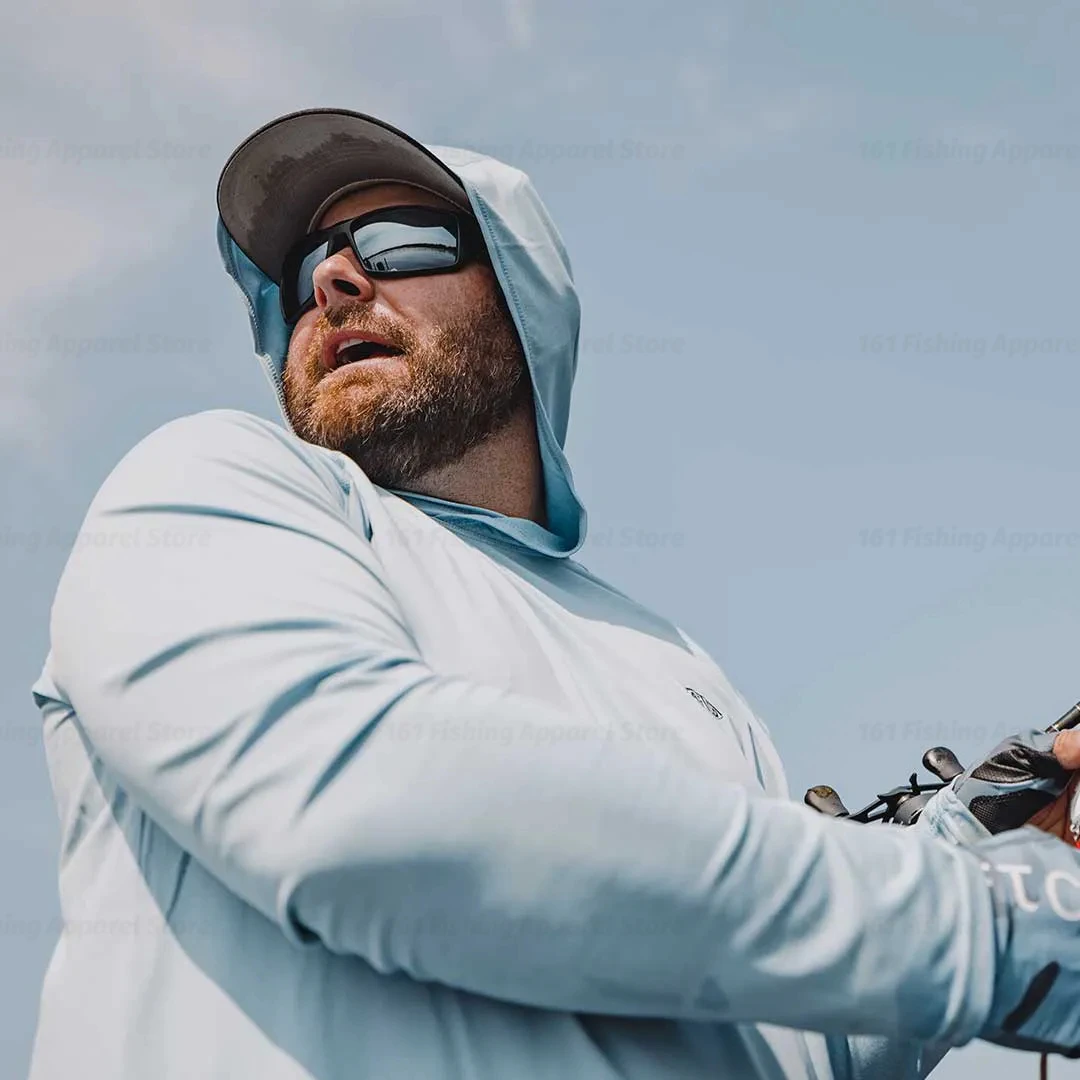 MALFC Fishing Apparel Men Hood - Fishing Shirt Uv Protection recension och pris
