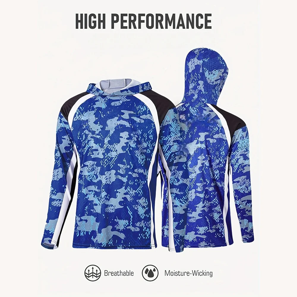 Fishing Apparel Men Hood Fishi - Fishing Shirt Uv Protection recension och pris