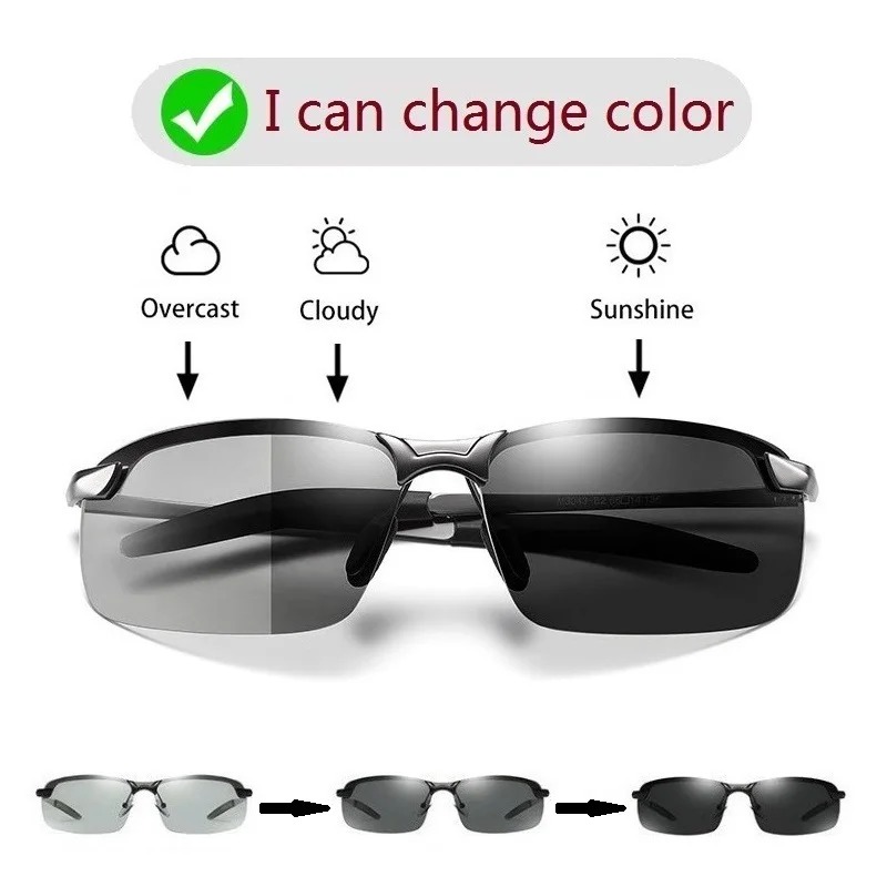 Men Photochromic Polarized Sun - Fishing Sunglasses Polarized recension och pris