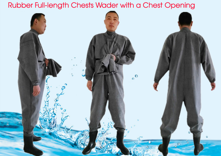 1mm Men Women Rubber Wader Sui - Fishing Rain Suit recension och pris